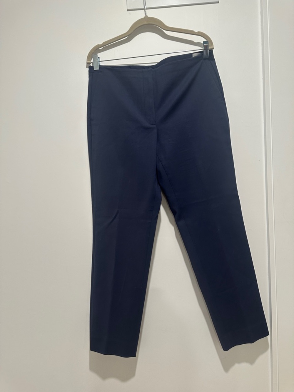 Nordstrom Dark Navy Straight-Leg Dress Pants
